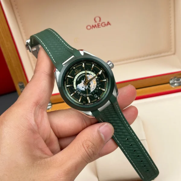 Omega Seamaster Aqua Terra Worldtimer 43mm Green Dial – VIP Version