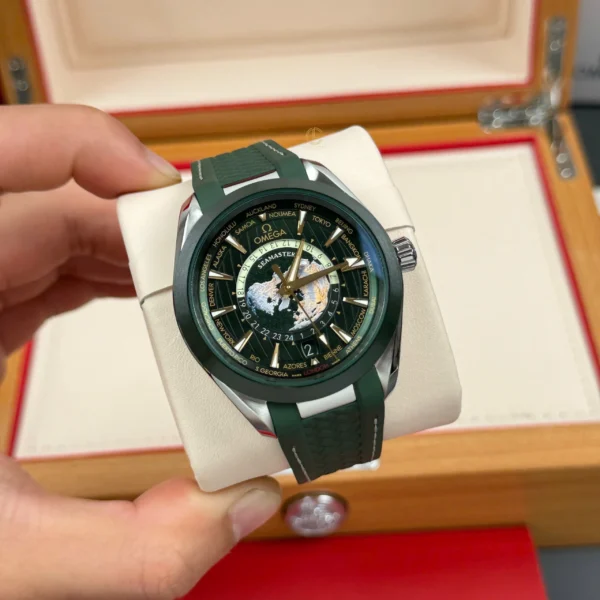 Omega Seamaster Aqua Terra Worldtimer 43mm Green Dial – VIP Version