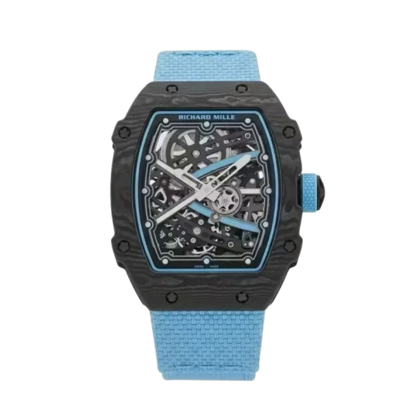 Richard Mille RM67-02 Black Carbon TPT ” BLUE TIFANY” Custom Modify – Handcrafted Version
