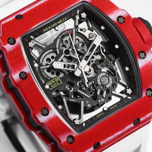 Richard Mille RM35-02 Rafael Nadal Red White Strap Carbon – VIP Version